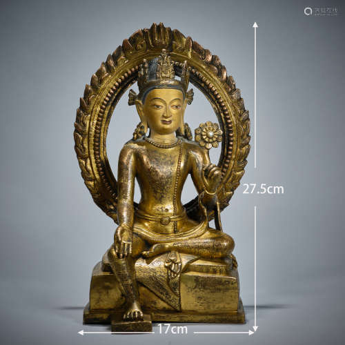 Engraved Tibetan Buddha statue刻藏文佛像