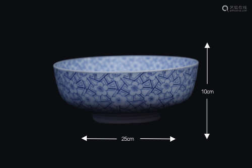 Blue and white Pisces bowl青花双鱼碗