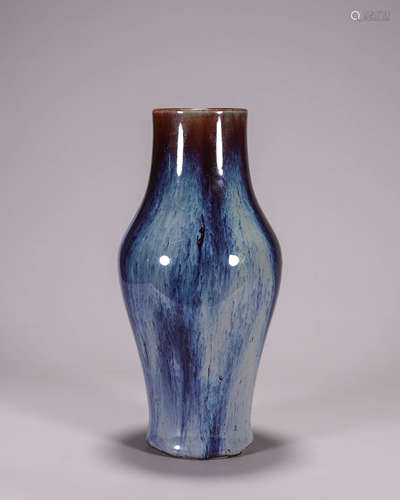 A Jun kiln porcelain zun