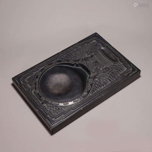 A seawater patterned inkstone