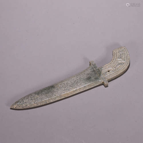 A Hetian jade dagger