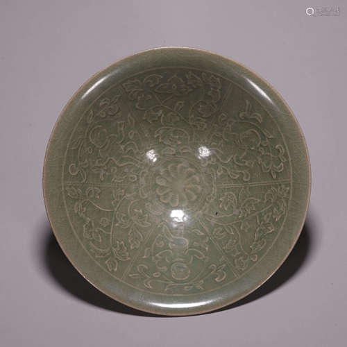 A Yaozhou kiln figure porcelain bowl