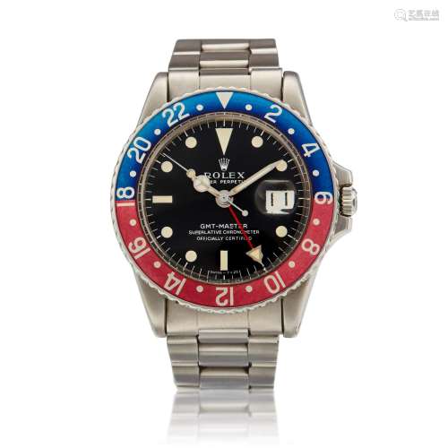 Reference 1675 GMT-Master ‘Pepsi’, A stainless steel automat...