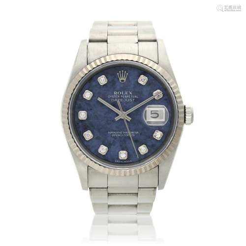 Reference 16234 Datejust, A stainless steel and diamond-set ...
