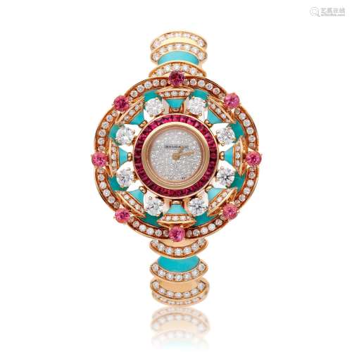 Reference DV P 39 G Diva's Dream, A pink gold bracelet watch...