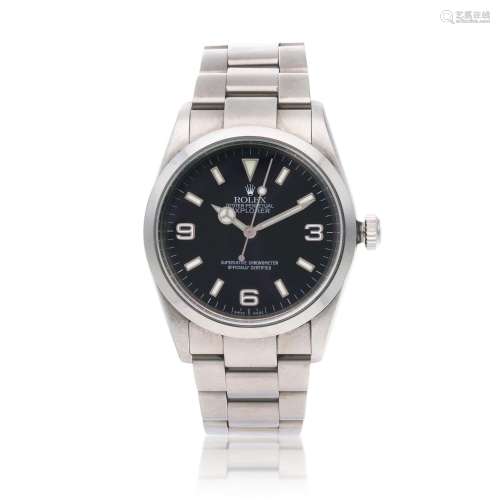 Reference 114270 Explorer, A stainless steel wristwatch with...