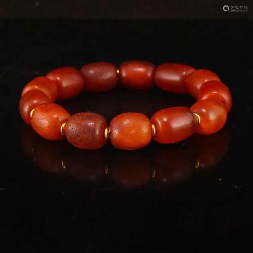 Superb Vintage Amber Beads Bracelet