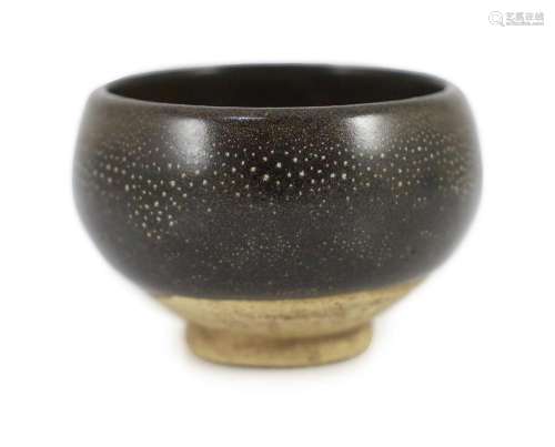 A Chinese oil spot glazed bubble cup, 7cm diameter