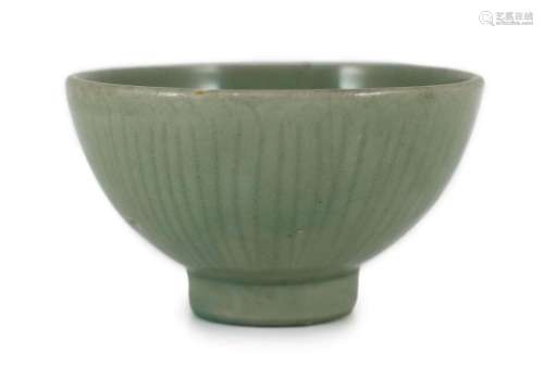 A Chinese Longquan celadon ‘Gu Shi’ bowl, 15th century, 13.8...