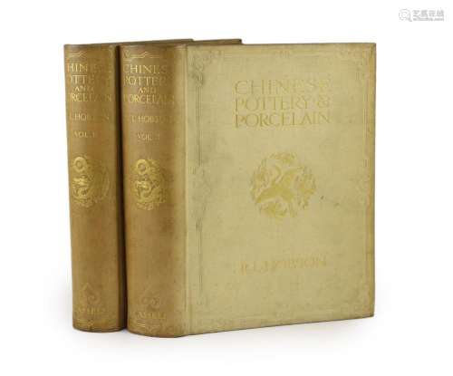 R L Hobson, Chinese pottery and porcelain, two volumes, publ...