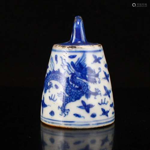 Chinese Blue And White Porcelain Weighing Tool - Weight