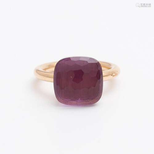 POMELLATO. Knot ring with amethyst.