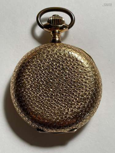 19th century gold pocket watch.