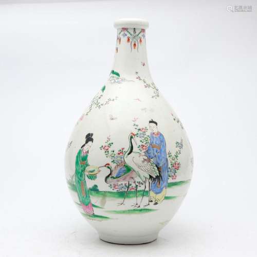 Japanese porcelain vase, late 19th Century- early 20th Centu...