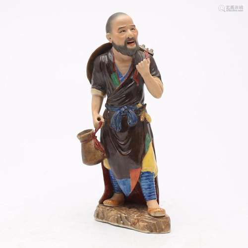 "Peasant", Chinese sculpture of the People's R...