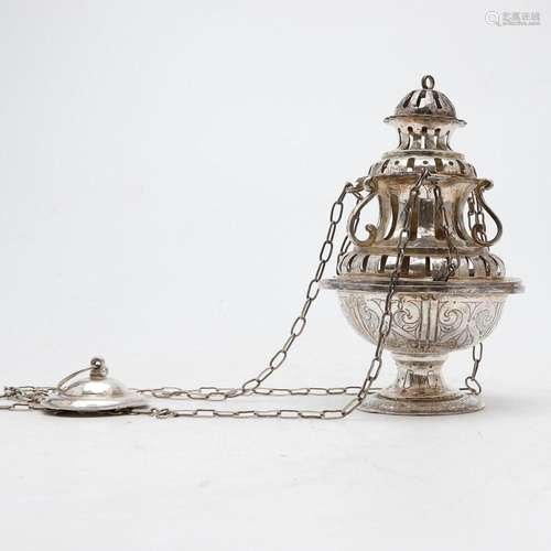 Barcelona censer in silver, circa 1600.