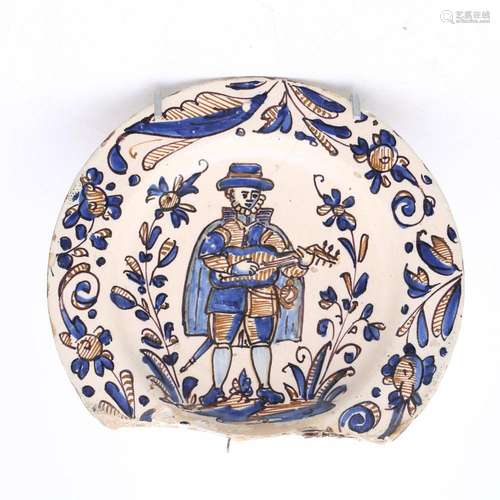 Talavera earthenware dish from the “tricolor” series with a ...