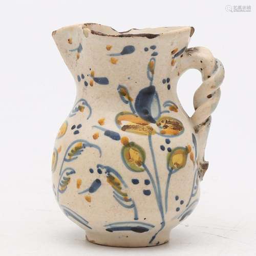 Talavera earthenware jug from the "potato flower" ...