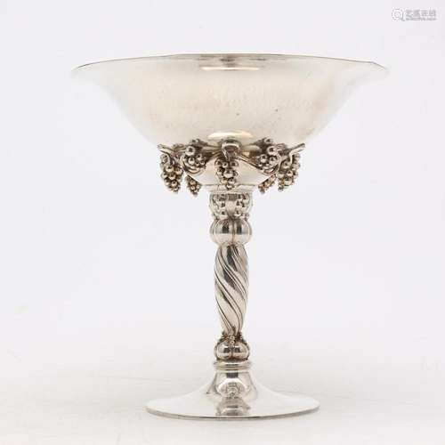 GEORG JENSEN. "Grapes" ornamental goblet, no. 264 ...