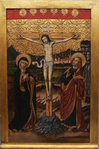 RAFAEL VERGÓS. Attributed to. Crucifixion.