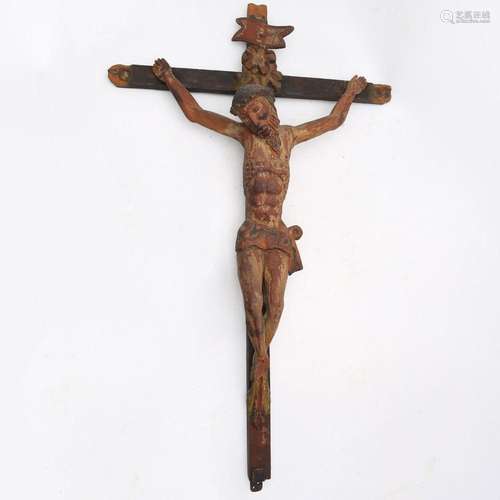 PROBABLY GERMAN SCHOOL, 16TH CENTURY. Crucified Christ.