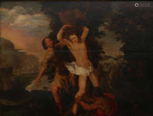 PROBABLY FLEMISH SCHOOL, 17TH CENTURY. Martyrdom of Saint Se...