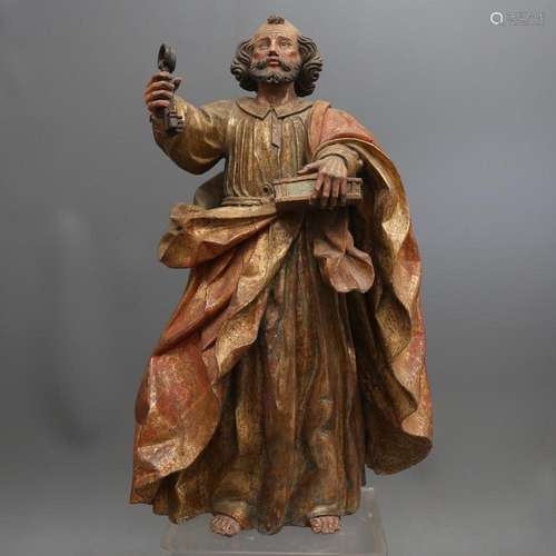 SPANISH SCHOOL, EARLY 17TH CENTURY. Saint Peter.