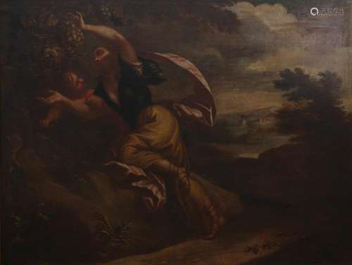 18TH CENTURY MALLORCAN SCHOOL. Autumn allegory.