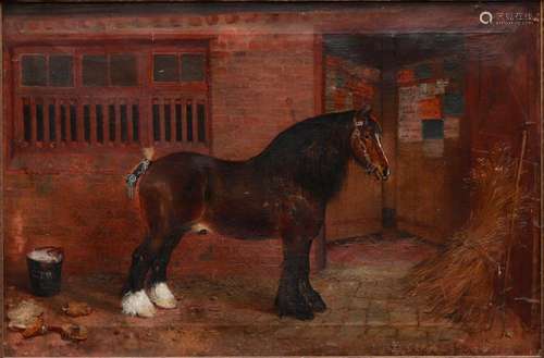 ENGLISH SCHOOL, 19TH CENTURY. Horse.