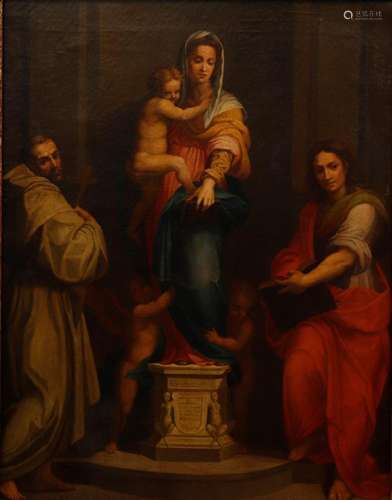 PROBABLY ITALIAN SCHOOL, 19TH CENTURY. Madonna and Child and...