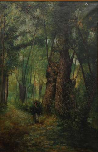 ANDRÉS LARRAGA. Wooded landscape.