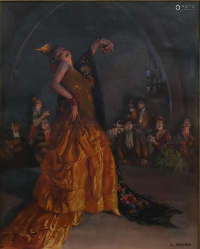 GASPAR CAMPS. Flamenco dancer.