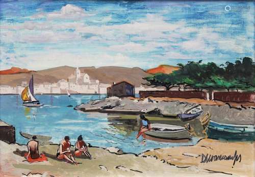 RAFAEL DURANCAMPS. View of Cadaqués.