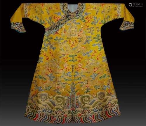 An Imperial Embroidered Dragon Robe