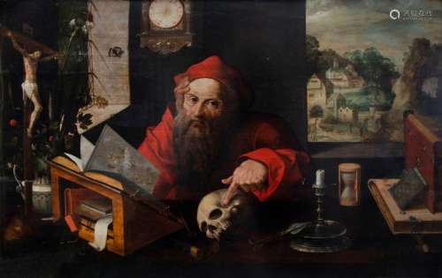 FLEMISH SCHOOL, AFTER JOOS VAN CLEVE (CA. 1485-1540): SAINT ...