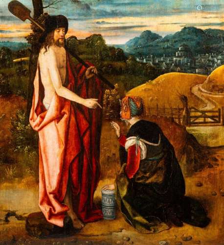 FLEMISH SCHOOL: CHRIST APPEARS TO MARY MAGDALENE OR NOLI ME ...