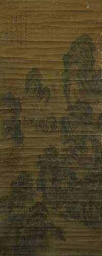 The Picture of Landscape Painted by Wang Jian