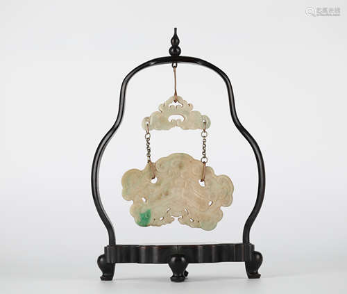 Chinese jadeite carving ornament, 18th century