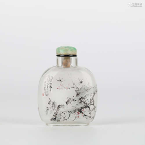 Chinese interior painting snuff bottle, 20th century