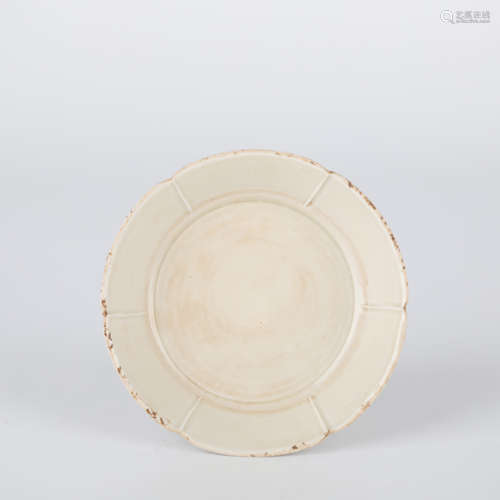 Chinese Ding kiln porcelain plate