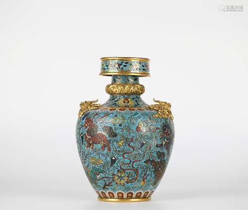 Chinese Cloisonne Vase, Ming