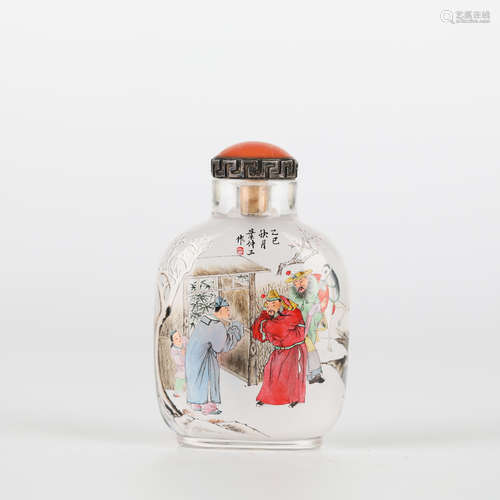 Ye Zhongsan, Chinese glass interior painting snuff bottle