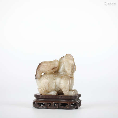 Ancient Chinese Jade Beast, Ming