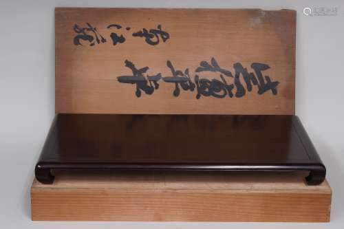 大正时期 红木桌1点 日本原盒