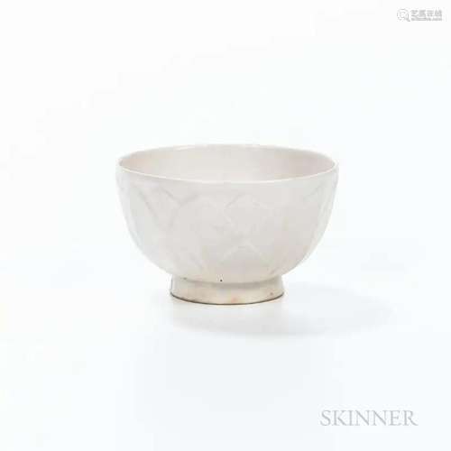 Small Ding "Lotus" Bowl, China, possibly Song/Liao...