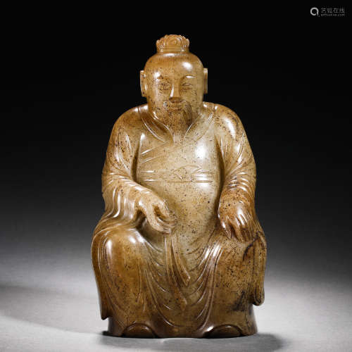 Song Dynasty Hetian Jade Character Ornament