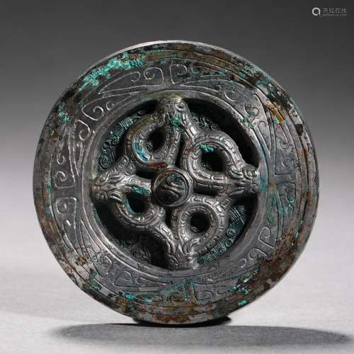 Han Dynasty Bronze Animal Pattern Mirror