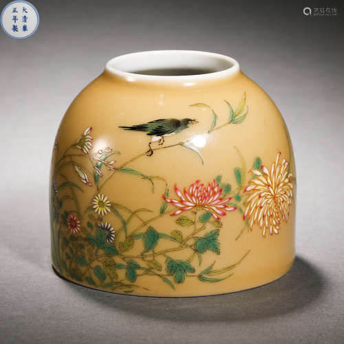 Qing Dynasty Flower Pen Wash