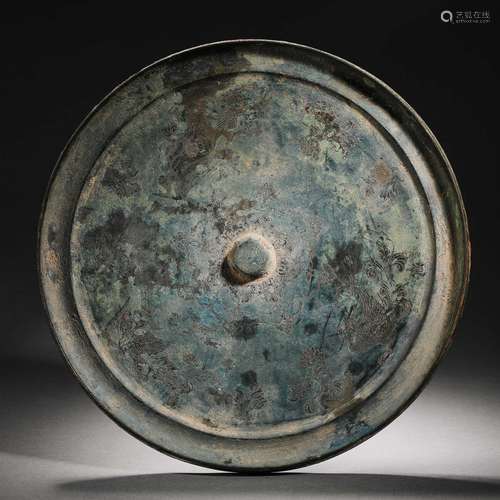 Song Dynasty phoenix pattern bronze mirror