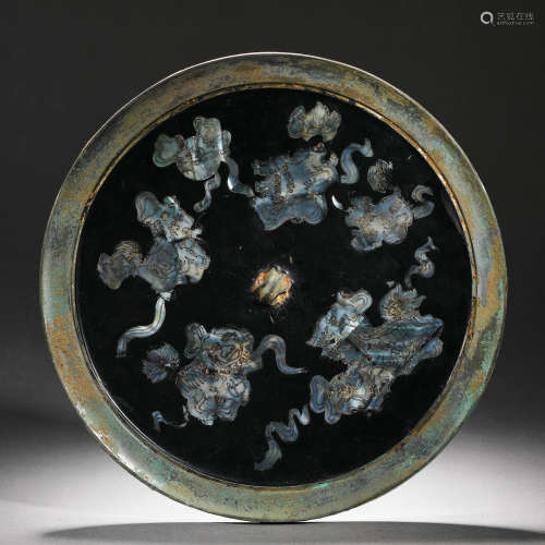 Han Dynasty animal pattern light-transmitting mirror